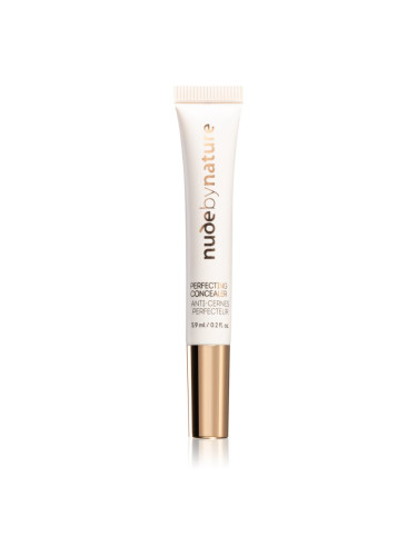 Nude by Nature Perfecting течен прикриващ коректор цвят 04 Rose Beige 5,9 мл.