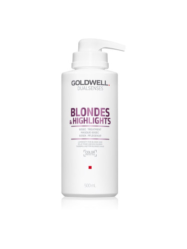 Goldwell Dualsenses Blondes & Highlights регенерираща маска  неутрализиращ жълтеникавите оттенъци 500 мл.