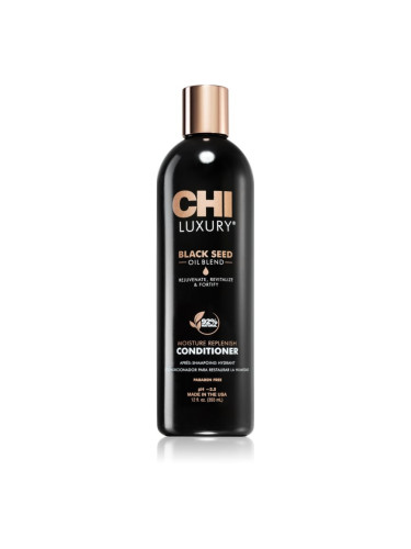 CHI Luxury Black Seed Oil Moisture Replenish Conditioner хидратиращ балсам за по-лесно разресване на косата 355 мл.