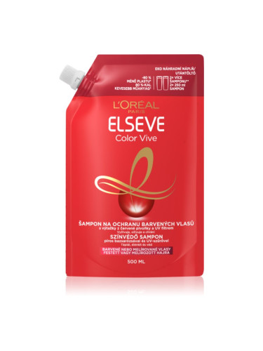 L’Oréal Paris Elseve Color-Vive шампоан  за боядисана коса резервен пълнител 500 мл.