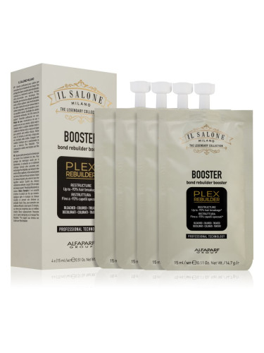 Alfaparf Milano Il Salone Milano Plex Rebuilder серум за обезцветена, боядисана и химически третирана коса 4x15 мл.