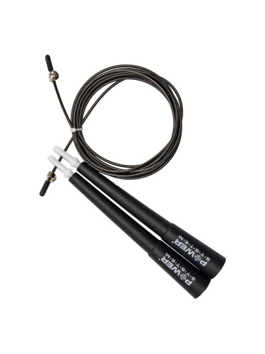 Power System Jump Rope въже за скачане боя Black 1 бр.