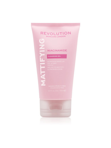 Revolution Skincare Niacinamide Mattify матиращ почистващ гел 150 мл.