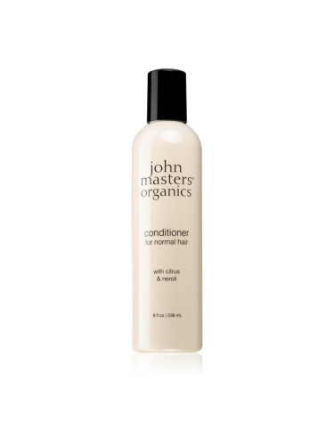 John Masters Organics Citrus & Neroli Conditioner хидратиращ балсам за нормална коса без блясък 236 мл.