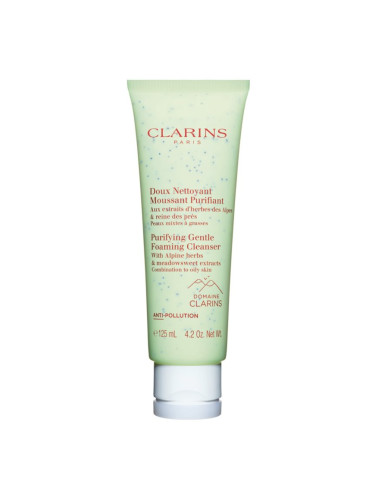 Clarins Cleansing Purifying Gentle Foaming Cleanser нежен почистващ пенлив крем 125 мл.