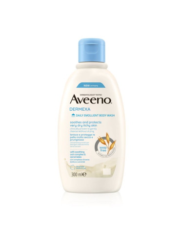 Aveeno Dermexa Daily Emollient Body Wash успокояващ душ гел 300 мл.