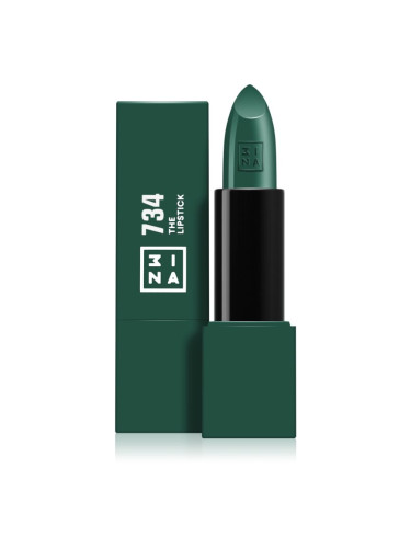 3INA The Lipstick червило цвят 734 - Green 4,5 гр.