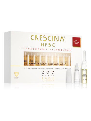 Crescina Transdermic 200 Re-Growth грижа за растеж на косата за жени 20x3,5 мл.