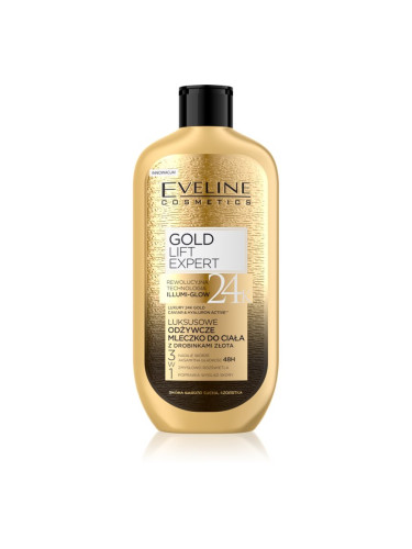 Eveline Cosmetics Gold Lift Expert подхранващ крем за тяло със злато 350 мл.