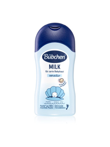 Bübchen Sensitive Baby Milk тоалетно мляко за тяло за детска кожа 50 мл.