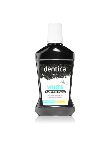 Tołpa Dentica Black White избелваща вода за уста с активен въглен 500 мл.