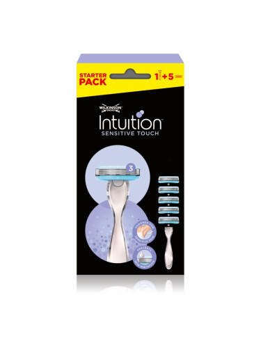 Wilkinson Sword Intuition Sensitive Touch самобръсначка + резервни глави 1 бр.