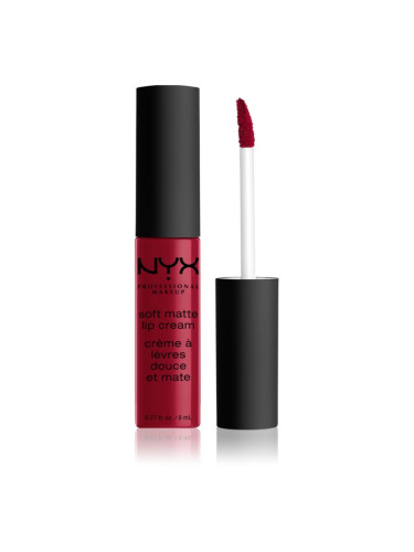 NYX Professional Makeup Soft Matte Lip Cream леко течно матиращо червило цвят 10 Monte Carlo 8 мл.