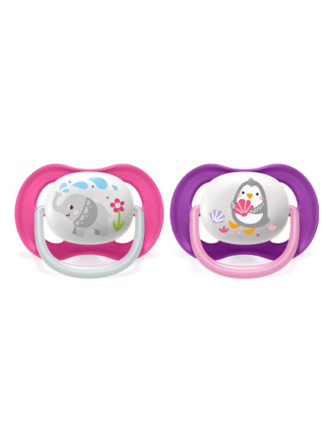 Philips Avent Ultra Air 6-18 m биберон Girl 2 бр.