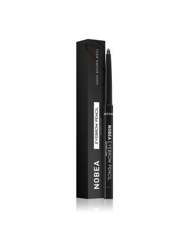 NOBEA Day-to-Day Eyebrow Pencil автоматичен молив за вежди 02 Dark brown 0,3 гр.