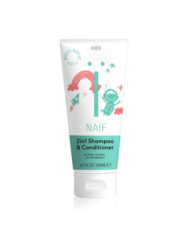 Naif Kids Shampoo & Conditioner шампоан и балсам 2 в1 за деца 200 мл.