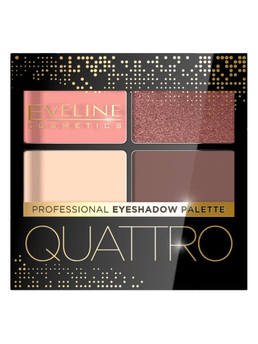 Eveline Cosmetics Quattro палитра сенки за очи цвят 06 3,2 гр.