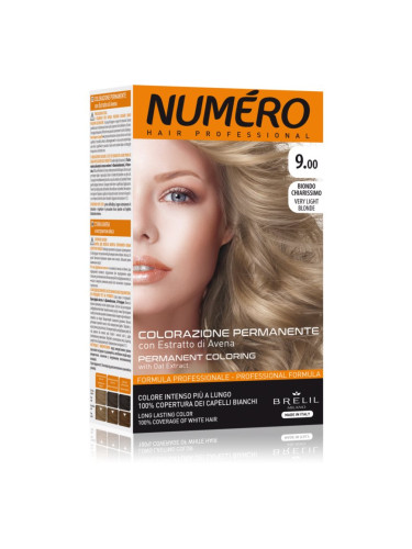 Brelil Professional Permanent Coloring боя за коса цвят 9.00 Very Light Blonde 125 мл.