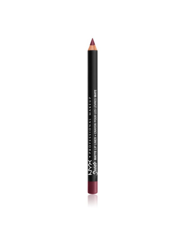 NYX Professional Makeup Suede Matte  Lip Liner матиран молив за устни цвят 27 Copenhagen 1 гр.