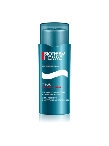 Biotherm Homme T-Pur Anti-oil & Shine Gel матиращ гел с хидратиращ ефект 50 мл.