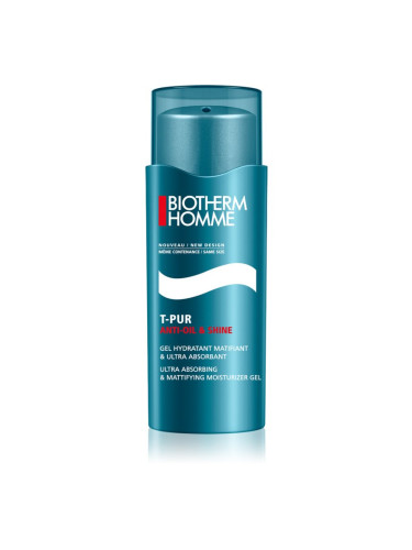 Biotherm Homme T-Pur Anti-oil & Shine матиращ гел с хидратиращ ефект 50 мл.