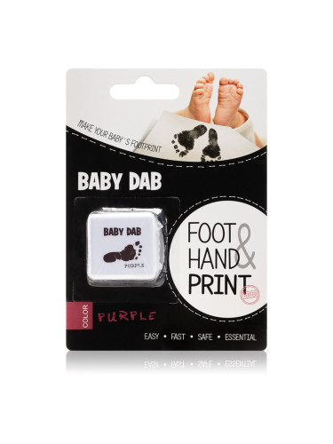 Baby Dab Foot & Hand Print Purple боя за детски печати 1 бр.