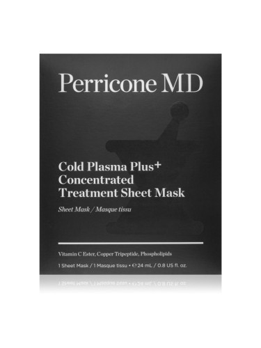 Perricone MD Cold Plasma Plus+ Treatment Sheet Mask подхранваща платнена маска 1 бр.