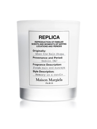 Maison Margiela REPLICA When the Rain Stops ароматна свещ 165 гр.