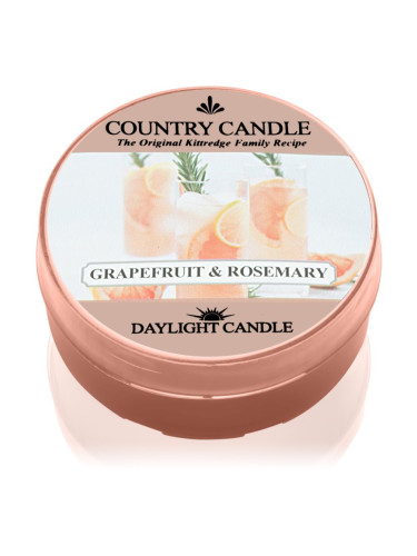 Country Candle Grapefruit & Rosemary чаена свещ 42 гр.