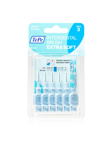 TePe Interdental Brush Extra Soft четки за междузъбно пространство 0,6 mm 6 бр.