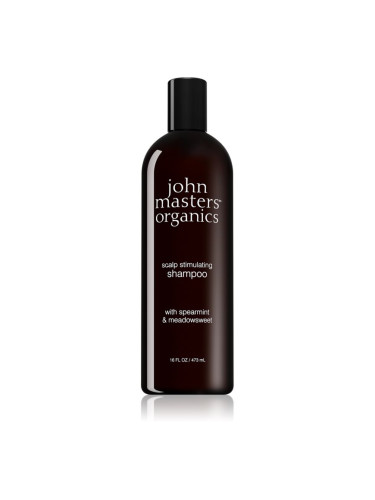 John Masters Organics Scalp Stimulanting Shampoo with Spermint & Medosweet стимулиращ шампоан с мента пиперита 473 мл.