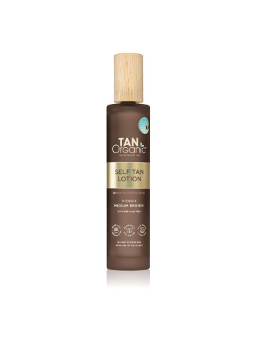 TanOrganic The Skincare Tan автобронзант мляко за тяло цвят Medium Bronze 100 мл.