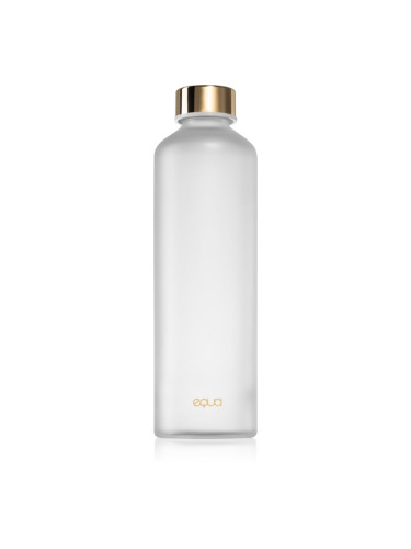 Equa Mismatch стъклена бутилка за вода боя Velvet White 750 мл.