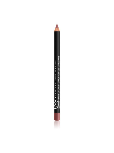 NYX Professional Makeup Suede Matte  Lip Liner матиран молив за устни цвят 25 Whipped Cavier 1 гр.