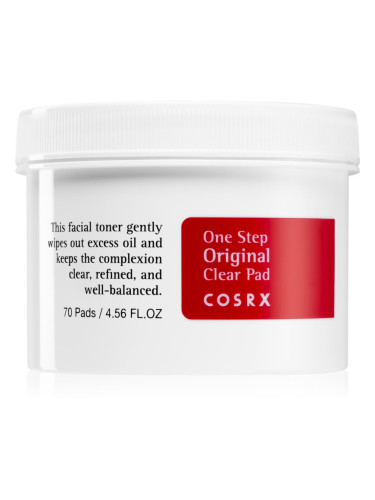Cosrx One Step Original почистващи тампони за редукция на мазнината на кожа 70 бр.