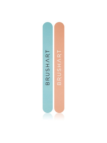 BrushArt Accessories Nail file duo комплект пили за нокти цвят Apricot/Minty 2 бр.