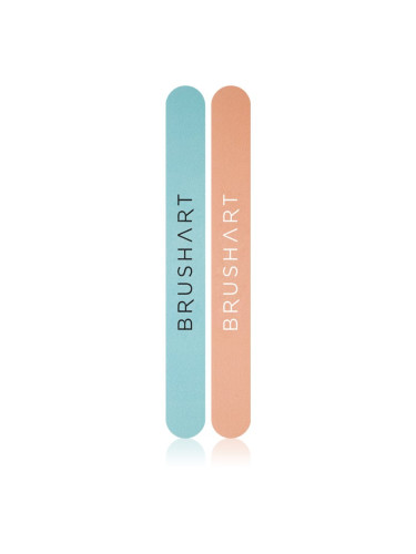 BrushArt Accessories Nail file duo комплект пили за нокти цвят Apricot/Minty 2 бр.