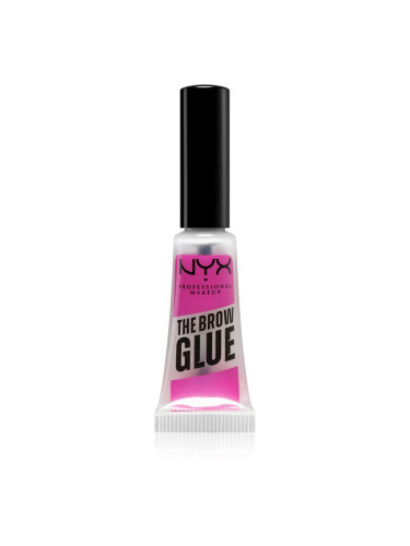 NYX Professional Makeup The Brow Glue гел за вежди цвят Transparent 5 гр.