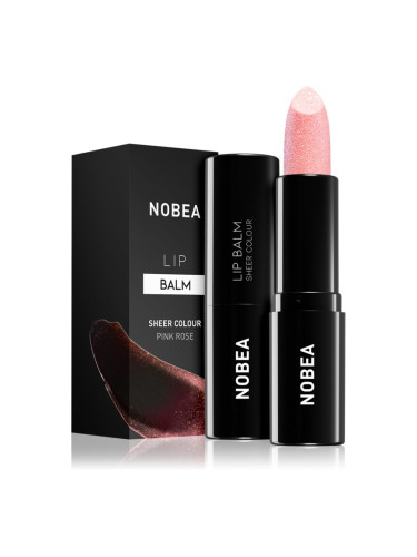 NOBEA Day-to-Day Lip Balm хидратиращ балсам за устни цвят Pink rose 3 гр.