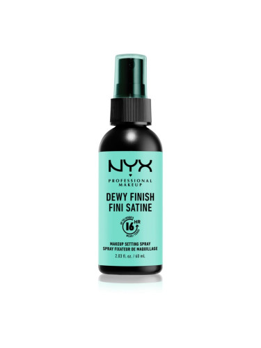 NYX Professional Makeup Makeup Setting Spray Dewy спрей за фиксация 02 Dewy Finish / Long Lasting 60 мл.