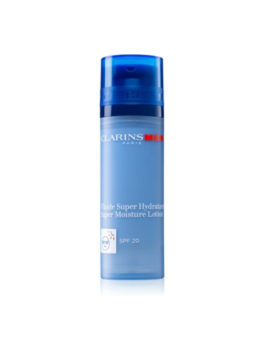 Clarins Men Super Moisture Lotion хидратиращо мляко за младежки вид SPF 20 50 мл.