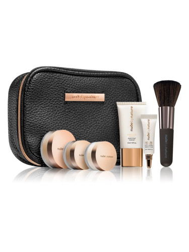 Nude by Nature Complexion Essentials Starter Kit подаръчен комплект 04 Rose Beige за жени