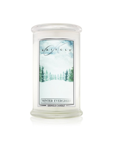 Kringle Candle Winter Evergreen ароматна свещ 624 гр.