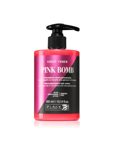 Black Professional Line Crazy Toner цветен тонер Pink Bomb 300 мл.