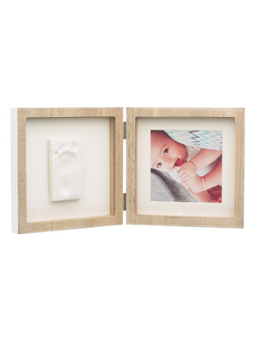 Baby Art Square Frame комплект за отпечатъци на бебето Wooden 1 бр.