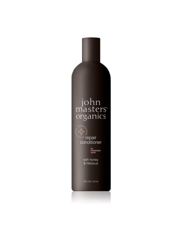 John Masters Organics Honey & Hibiscus Conditioner възстановяващ балсам за увредена коса 473 мл.