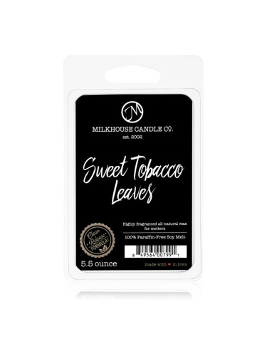 Milkhouse Candle Co. Creamery Sweet Tobacco Leaves восък за арома-лампа 155 гр.