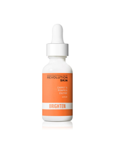 Revolution Skincare Brighten Carrot & Pumpkin Enzyme регенериращ и озаряващ серум 30 мл.