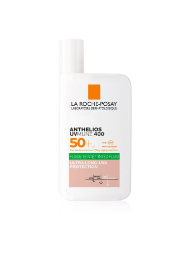 La Roche-Posay Anthelios UVMUNE 400 оцветен ултра лек флуид SPF 50+ 50 мл.