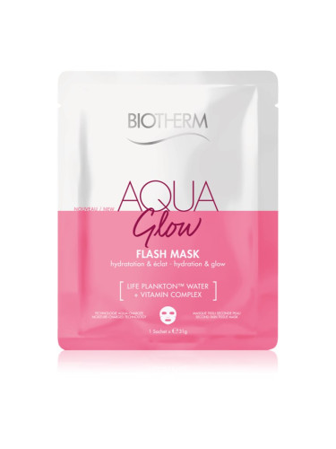 Biotherm Aqua Glow Flash Mask платнена маска 31 гр.